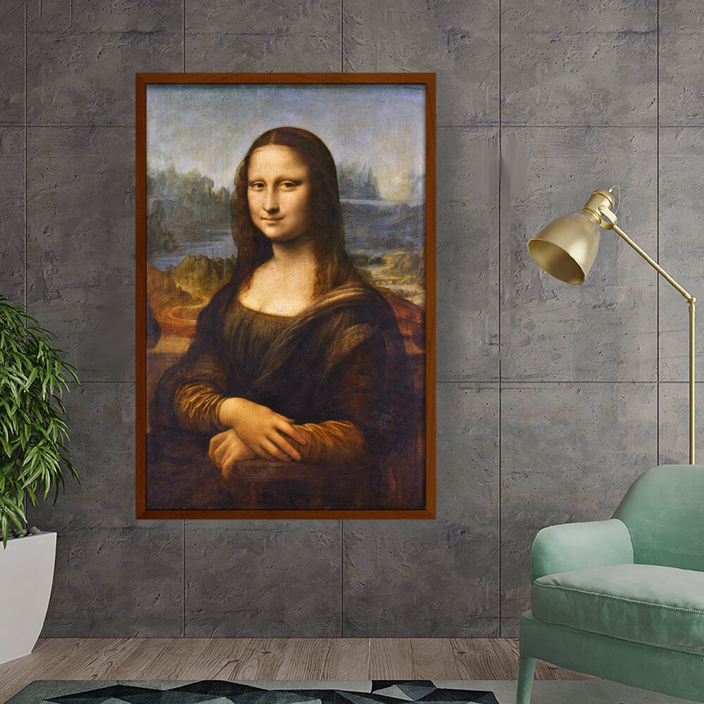Mona Lisa - Framed Canvas