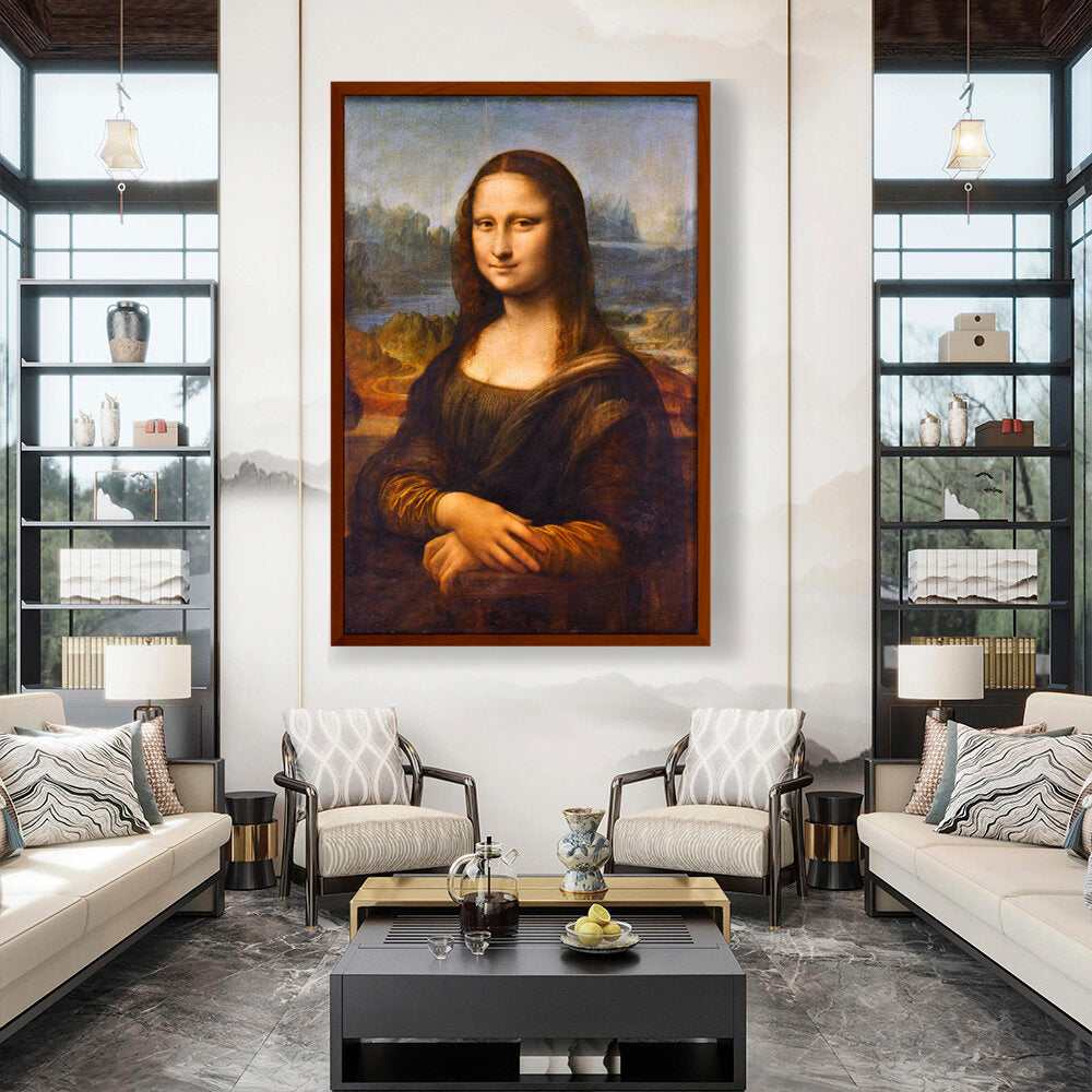 Mona Lisa - Framed Canvas