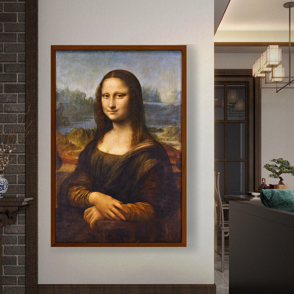 Mona Lisa - Framed Canvas