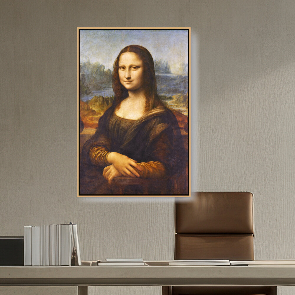 Artist1 - Art - Mona Lisa - FLOATING FRAME