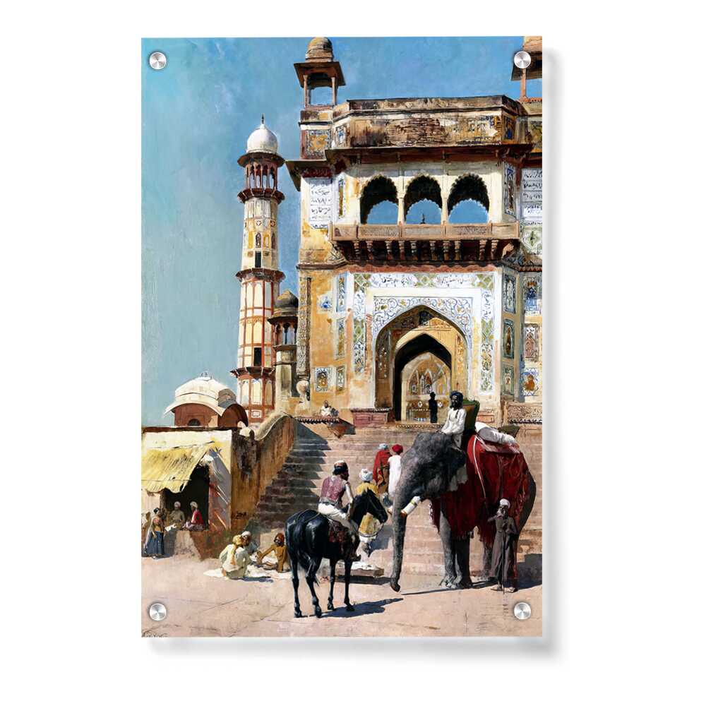 Before_the_Great_Mosque_Mathur - Acrylic Wall Photo