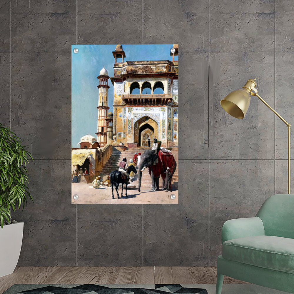 Before_the_Great_Mosque_Mathur - Acrylic Wall Photo