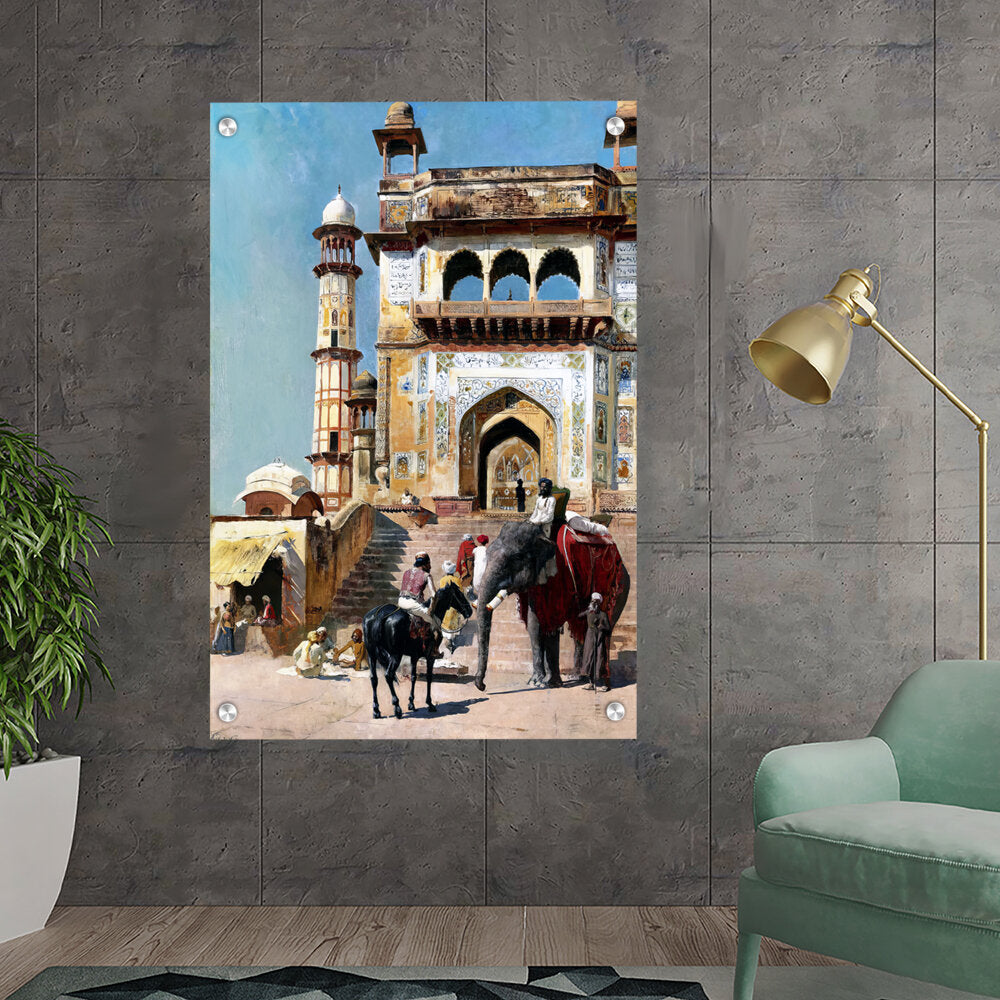 Artist10 - Art - Before_the_Great_Mosque_Mathur - Acrylic Wall Photo