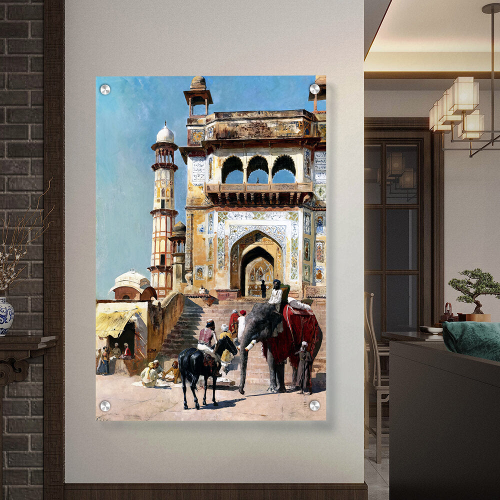 Before_the_Great_Mosque_Mathur - Acrylic Wall Photo