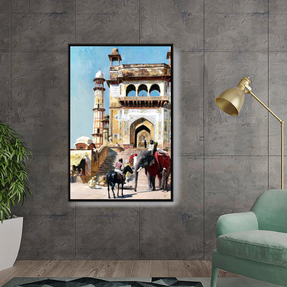 Before_the_Great_Mosque_Mathur - FLOATING FRAME