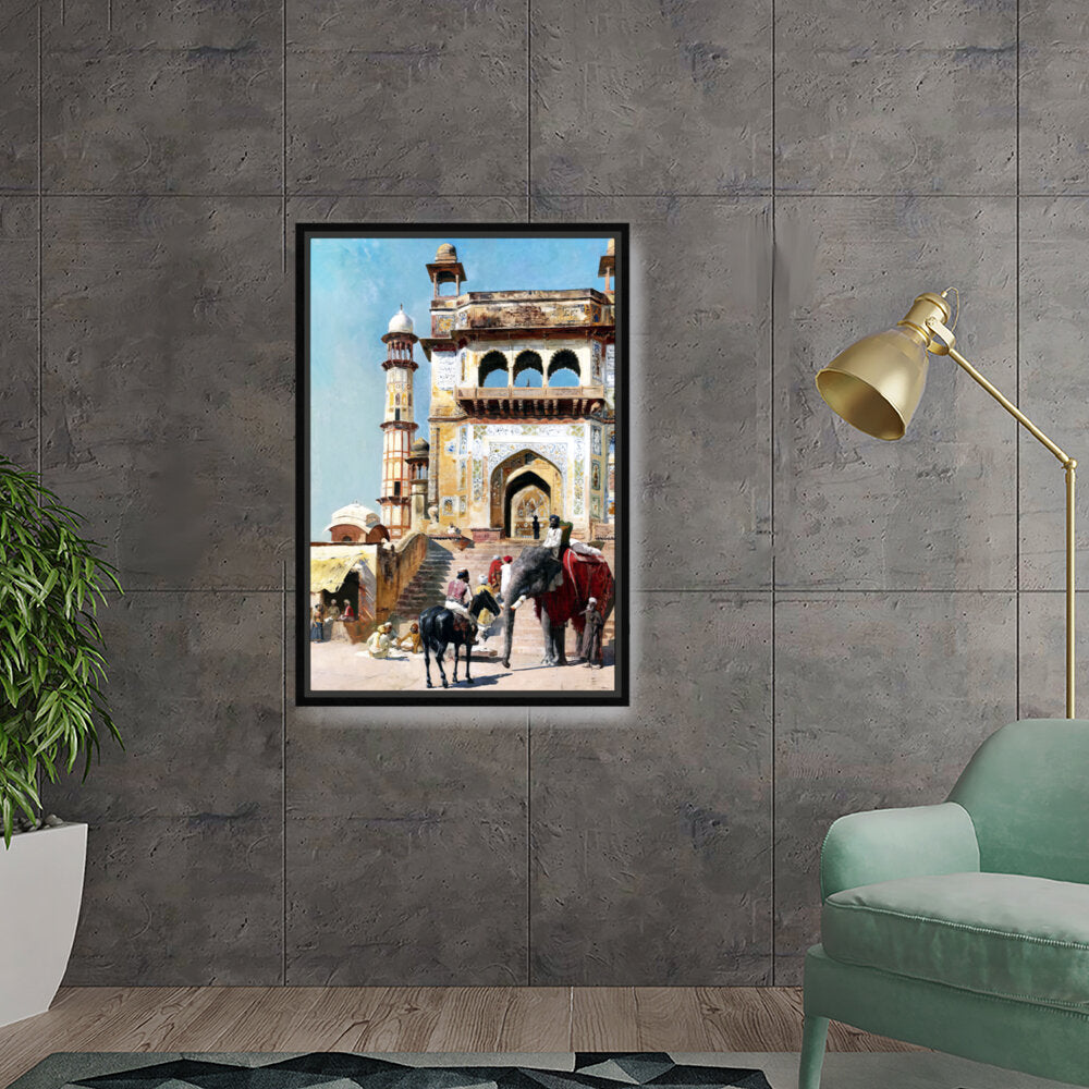 Before_the_Great_Mosque_Mathur - FLOATING FRAME