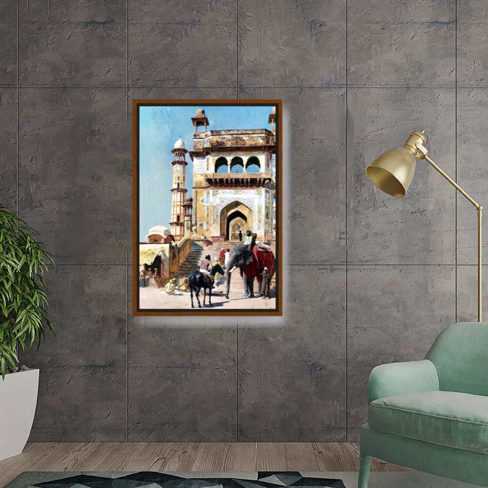 Before_the_Great_Mosque_Mathur - FLOATING FRAME