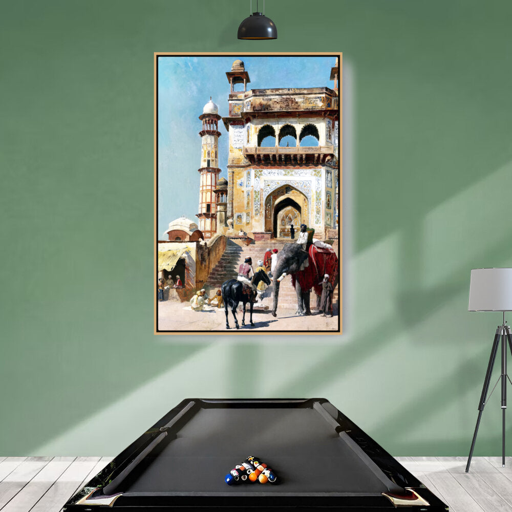 Before_the_Great_Mosque_Mathur - FLOATING FRAME