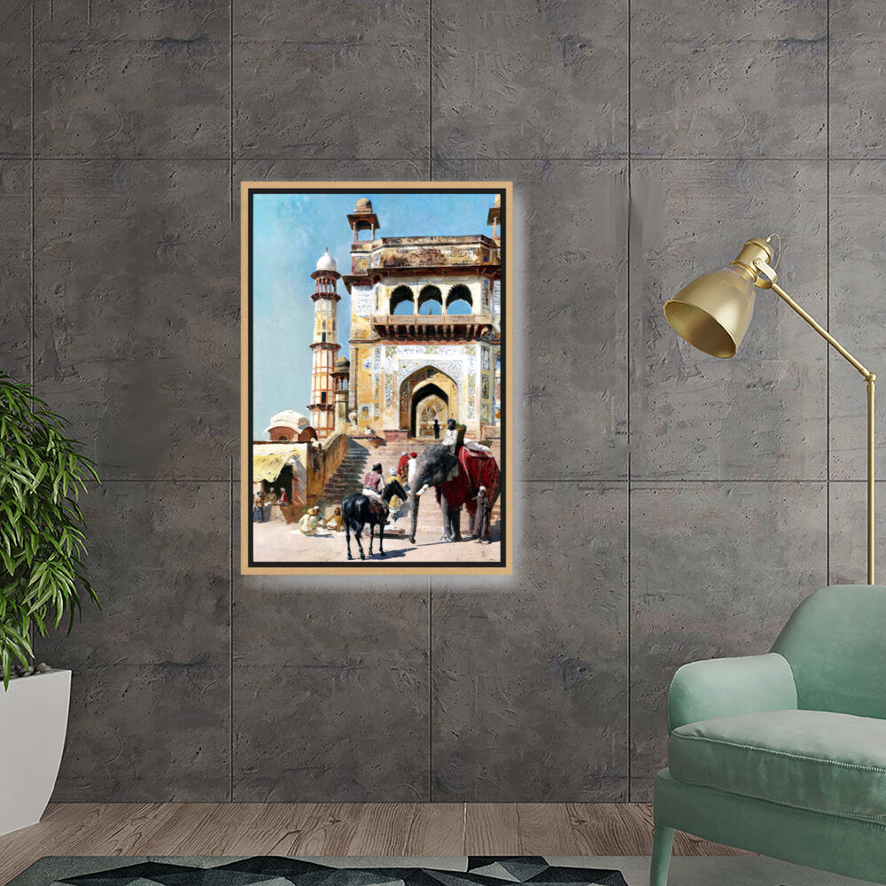 Before_the_Great_Mosque_Mathur - FLOATING FRAME