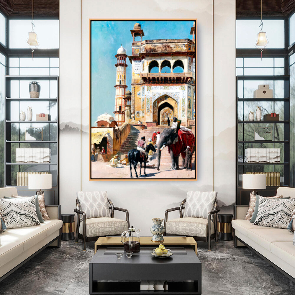 Before_the_Great_Mosque_Mathur - FLOATING FRAME
