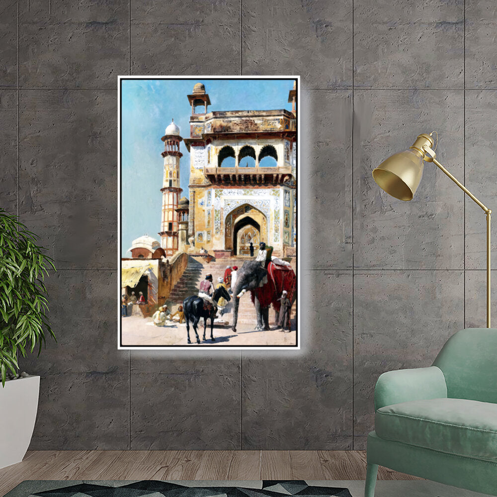 Before_the_Great_Mosque_Mathur - FLOATING FRAME