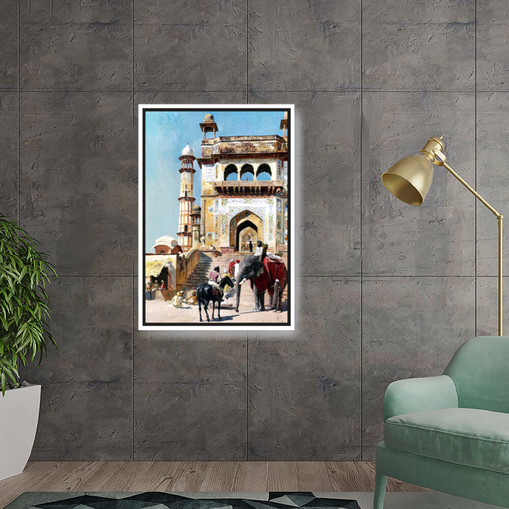 Before_the_Great_Mosque_Mathur - FLOATING FRAME