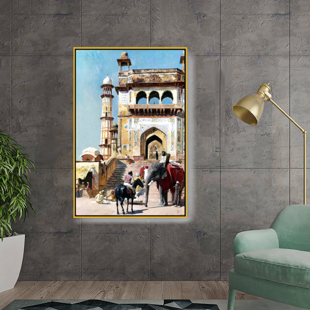 Before_the_Great_Mosque_Mathur - FLOATING FRAME