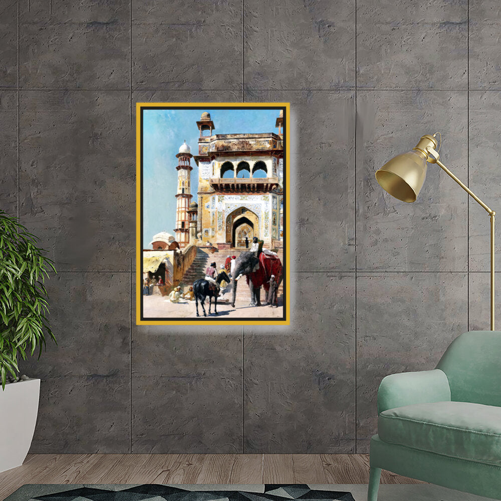 Before_the_Great_Mosque_Mathur - FLOATING FRAME