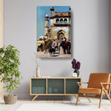 Before_the_Great_Mosque_Mathur - Wall Canvas