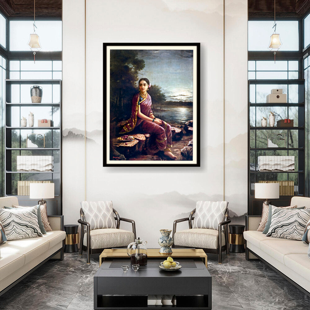 14_Radha_Moonlight - WALL MOUNT FRAME
