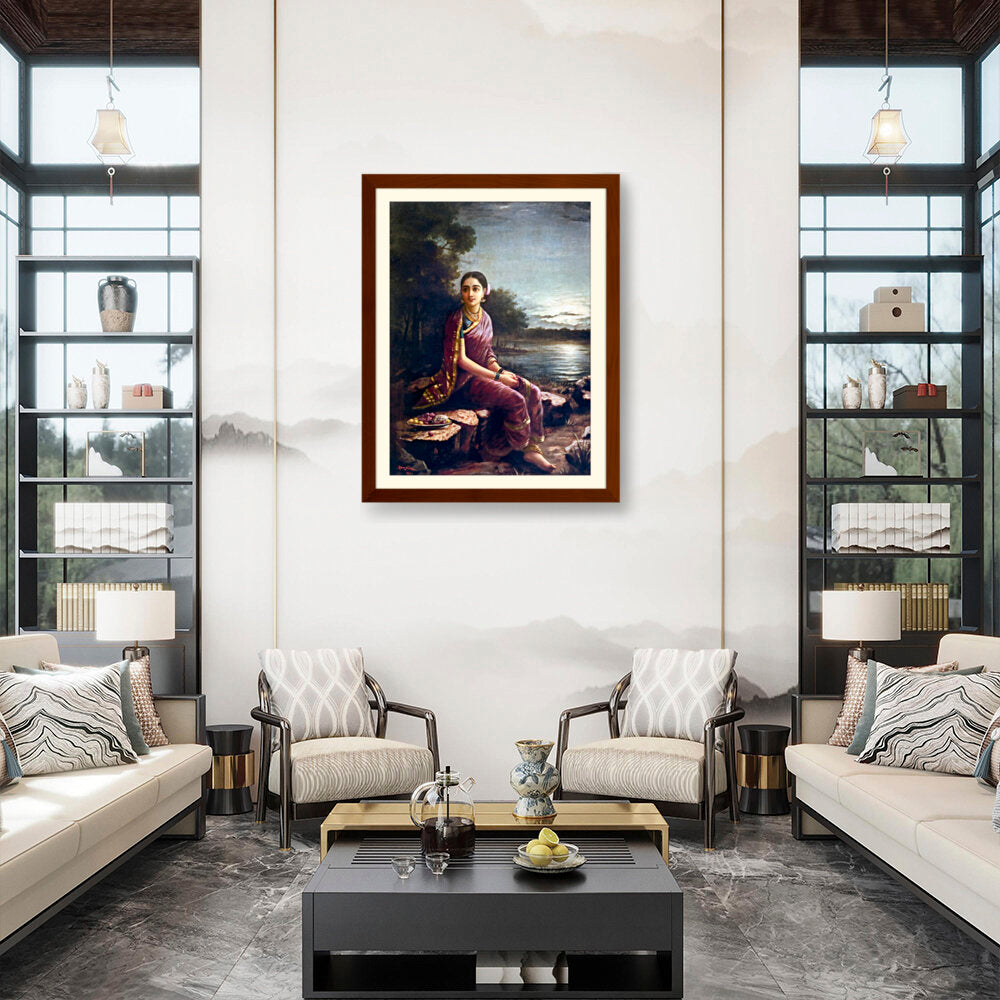 14_Radha_Moonlight - WALL MOUNT FRAME