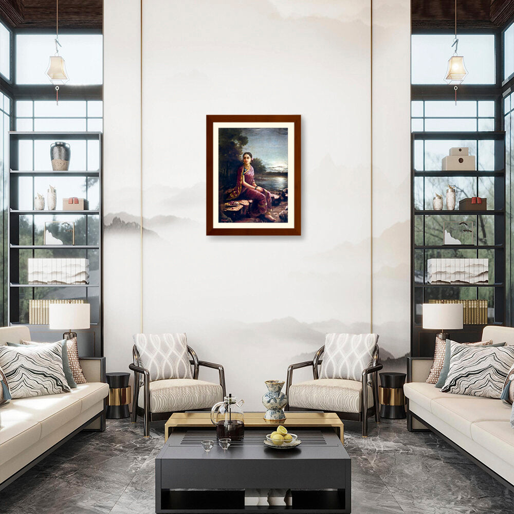 14_Radha_Moonlight - WALL MOUNT FRAME