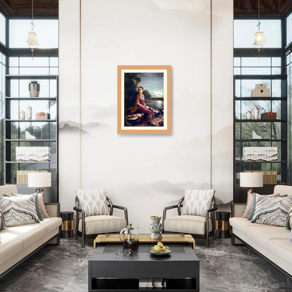 14_Radha_Moonlight - WALL MOUNT FRAME