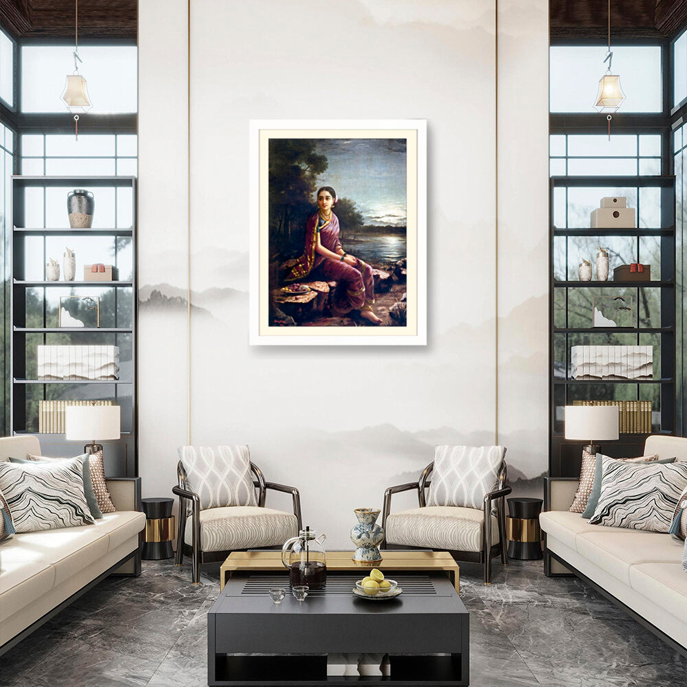 14_Radha_Moonlight - WALL MOUNT FRAME