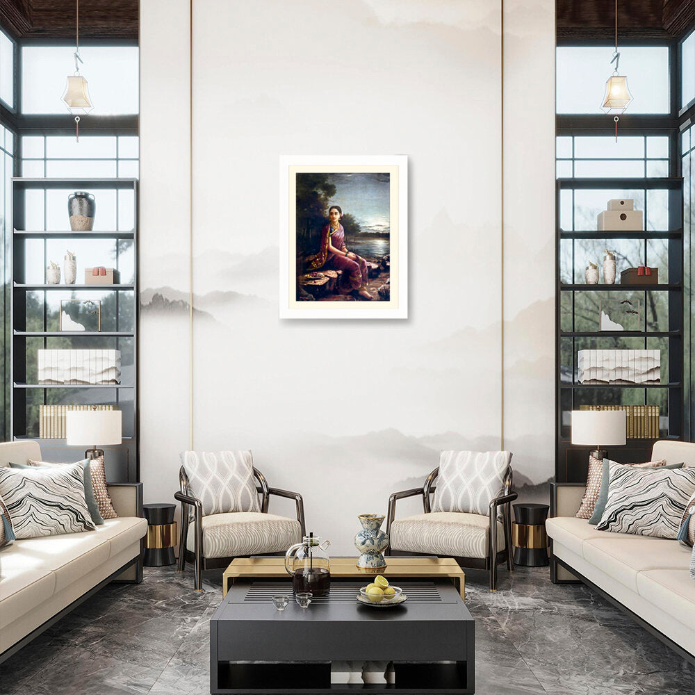 14_Radha_Moonlight - WALL MOUNT FRAME