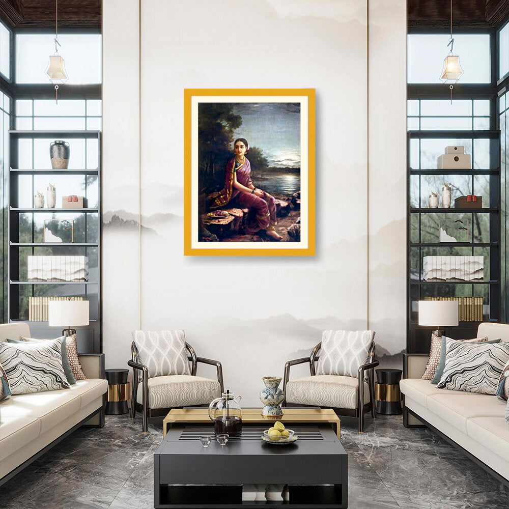 14_Radha_Moonlight - WALL MOUNT FRAME
