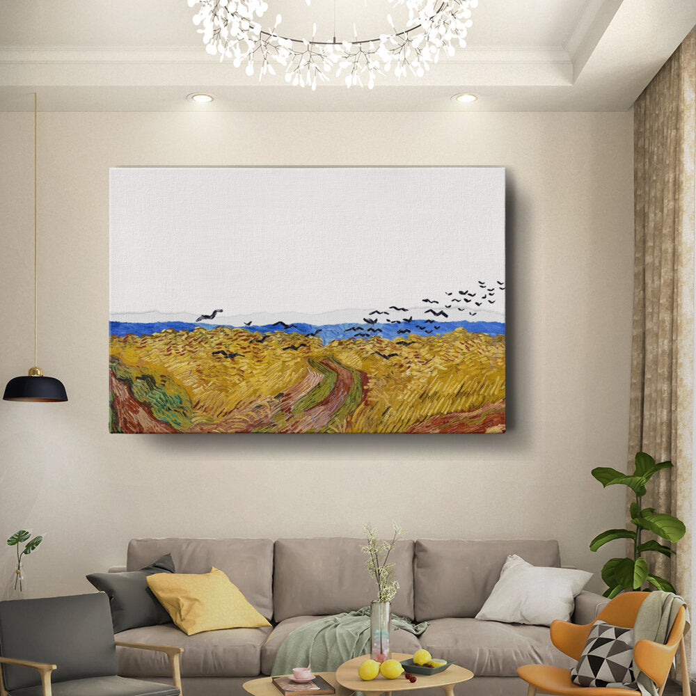 Wheat Field With Crows 2