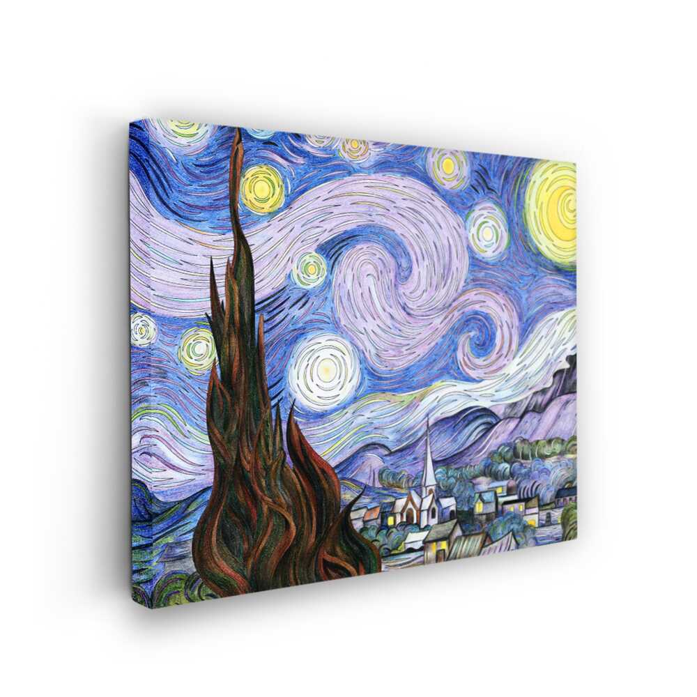 Picasoul - Picasoul Curated - Starry Night Interpretation - Wall Decor
