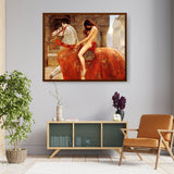 Lady_Godiva_John_Collier - Framed Canvas