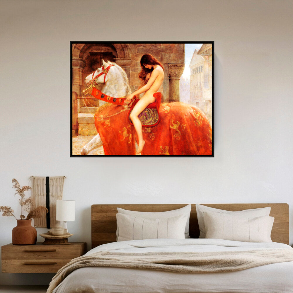 Lady_Godiva_John_Collier - FLOATING FRAME