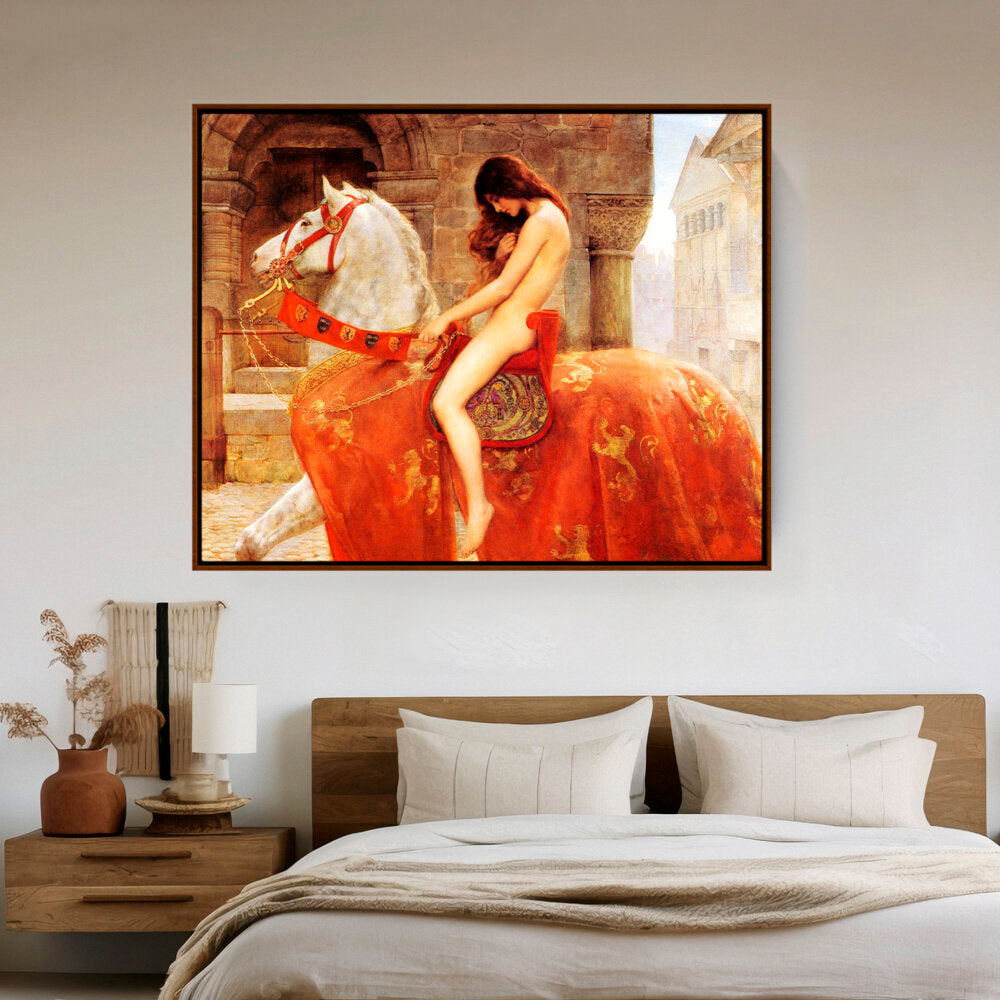 Lady_Godiva_John_Collier - FLOATING FRAME