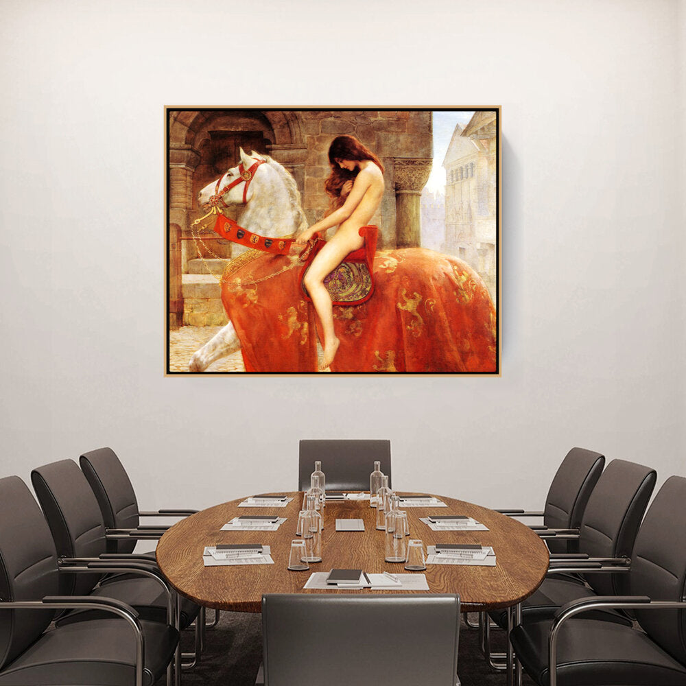 Lady_Godiva_John_Collier - FLOATING FRAME