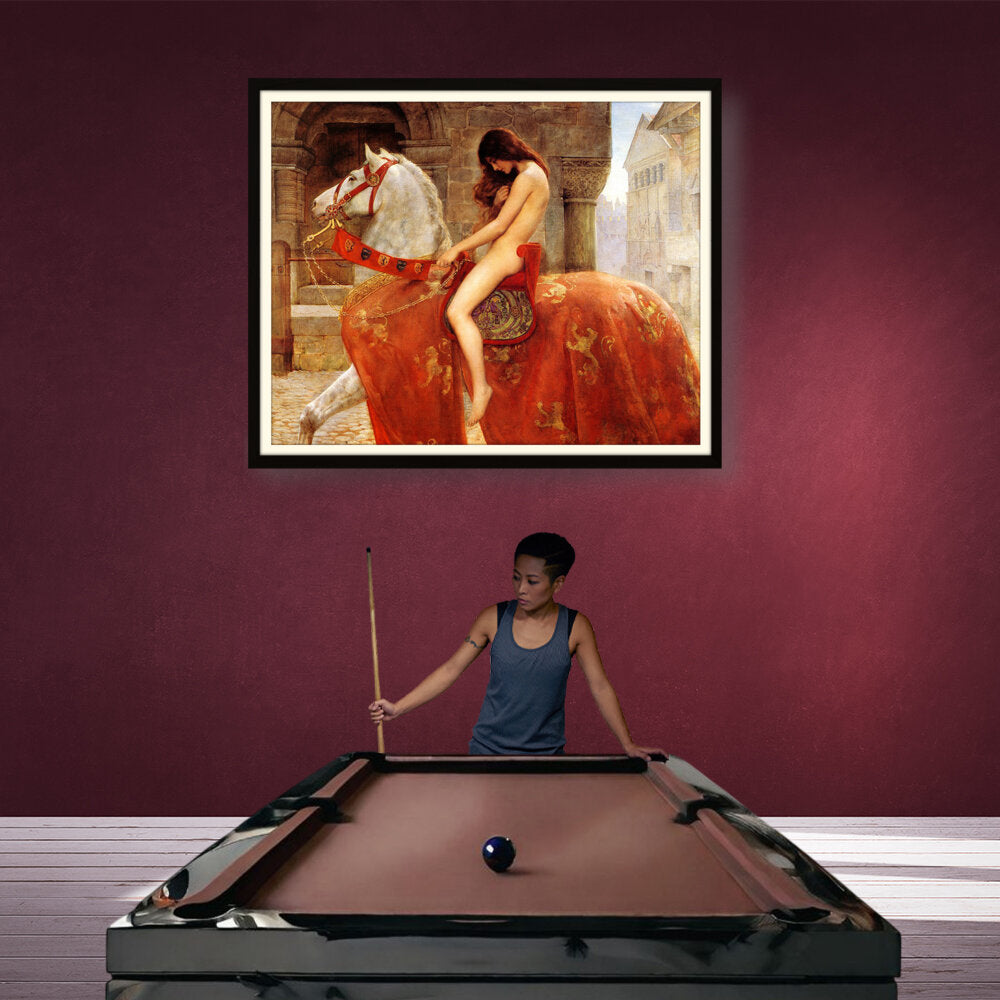 Lady_Godiva_John_Collier - WALL MOUNT FRAME