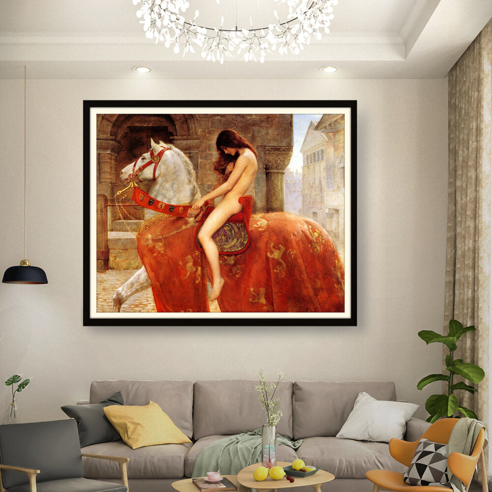 Lady_Godiva_John_Collier - WALL MOUNT FRAME