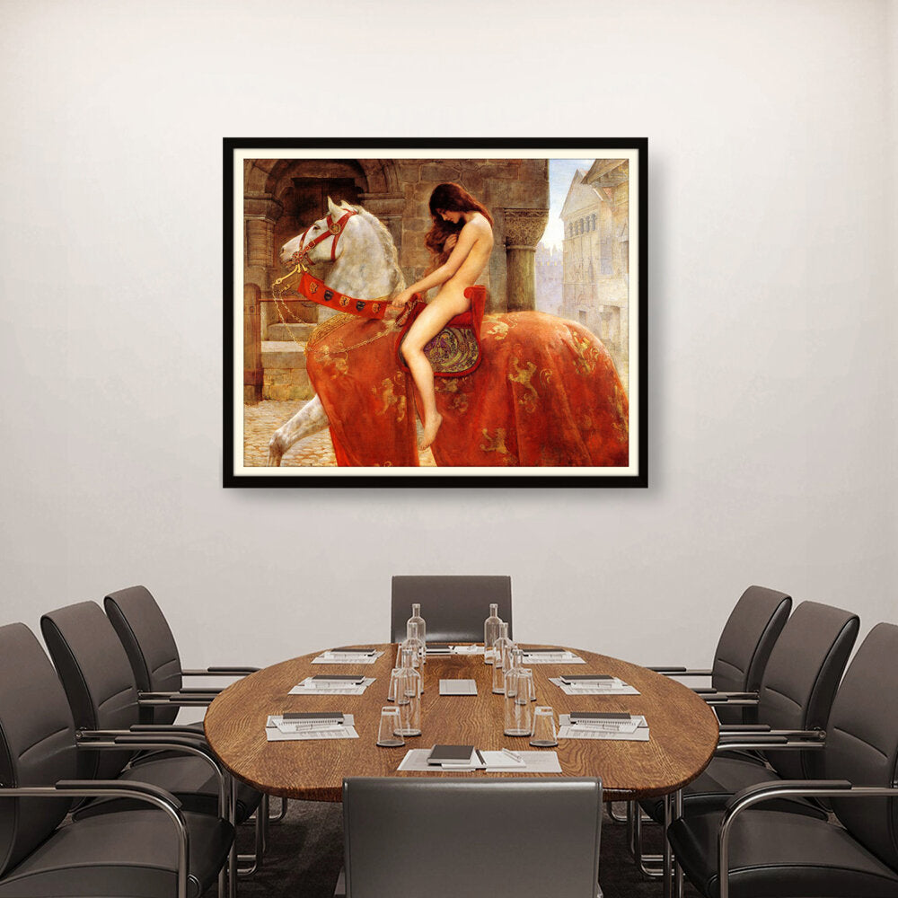 Lady_Godiva_John_Collier - WALL MOUNT FRAME