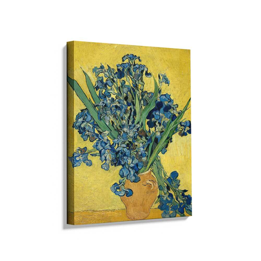Picasoul - Picasoul Curated - Irises In A Vase - Wall Decor