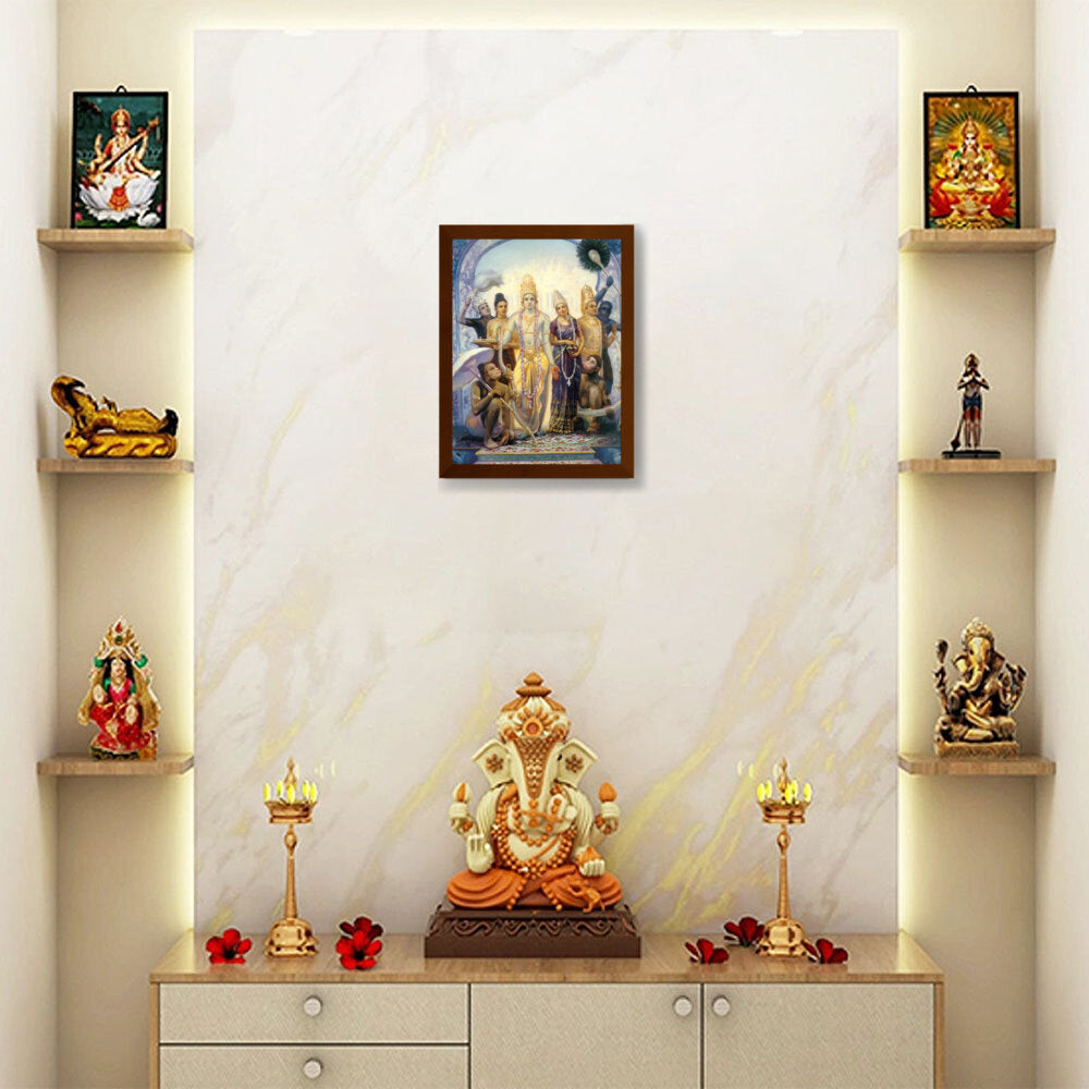 Seetharamalakshmanahanuman - Framed Canvas