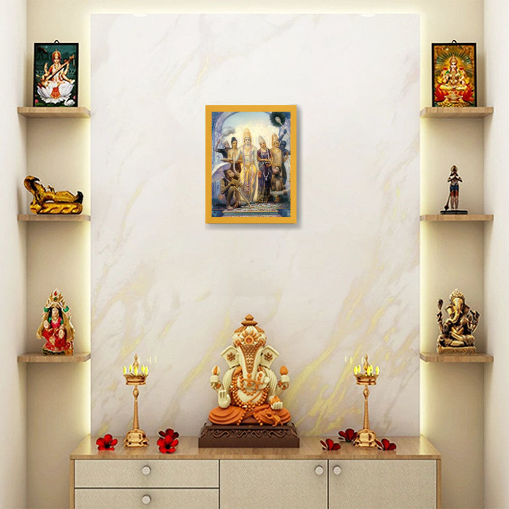 Seetharamalakshmanahanuman - Framed Canvas