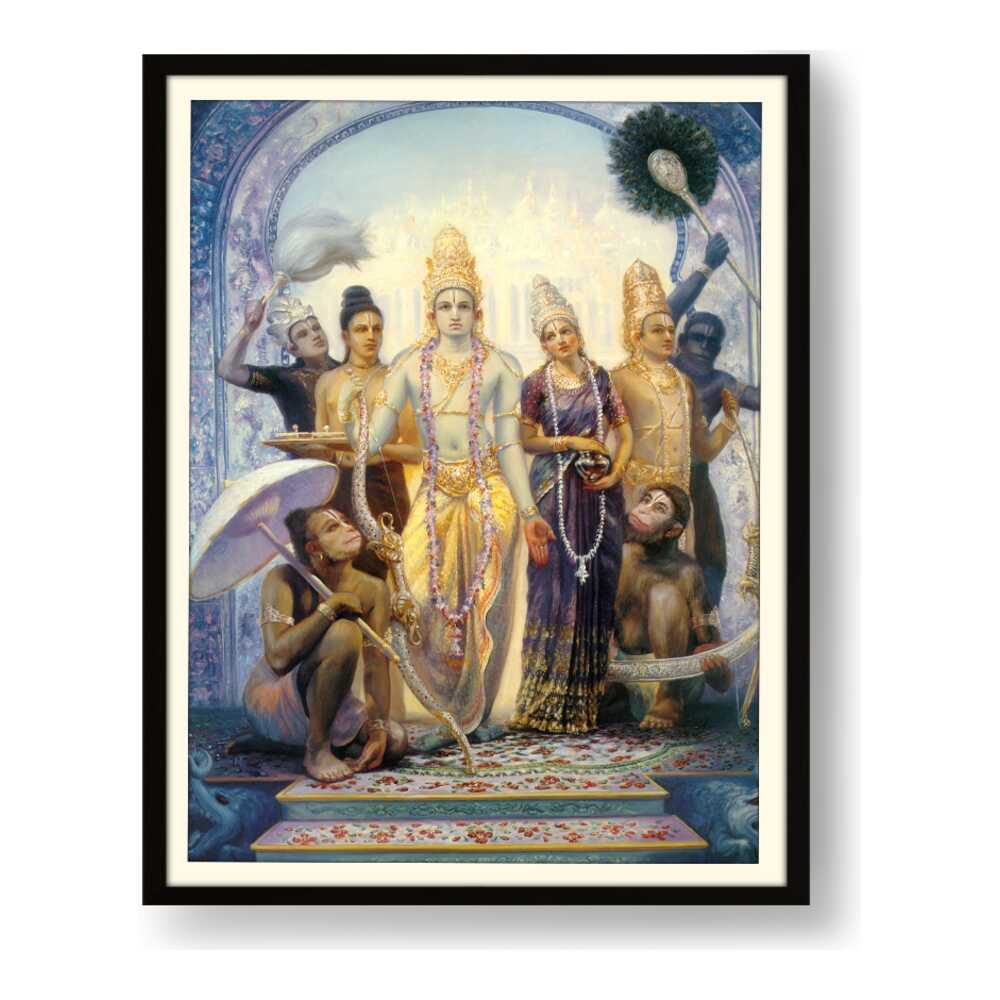 Seetharamalakshmanahanuman - WALL MOUNT FRAME