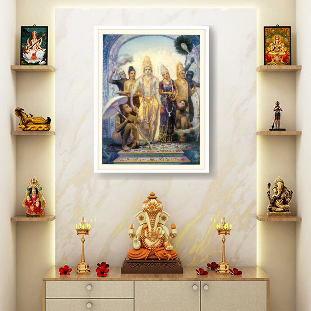 Seetharamalakshmanahanuman - WALL MOUNT FRAME
