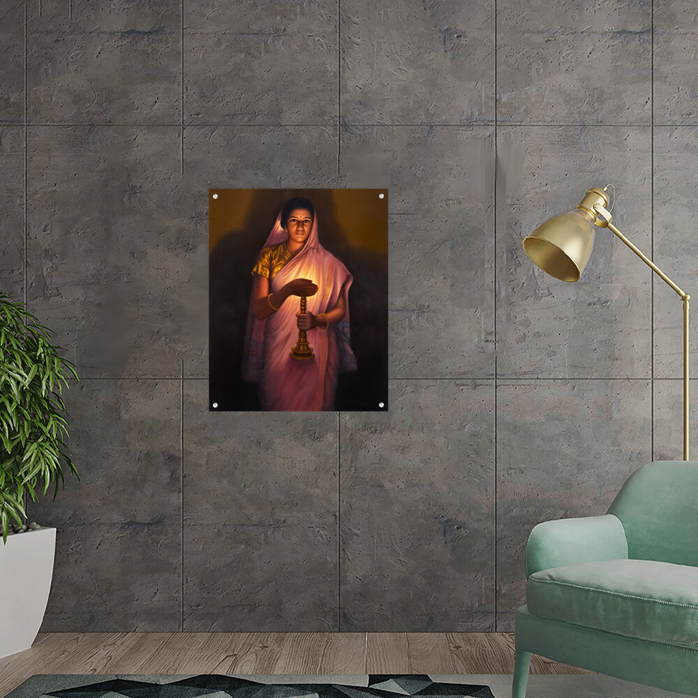 Lady_with_The_Lamp - Acrylic Wall Photo