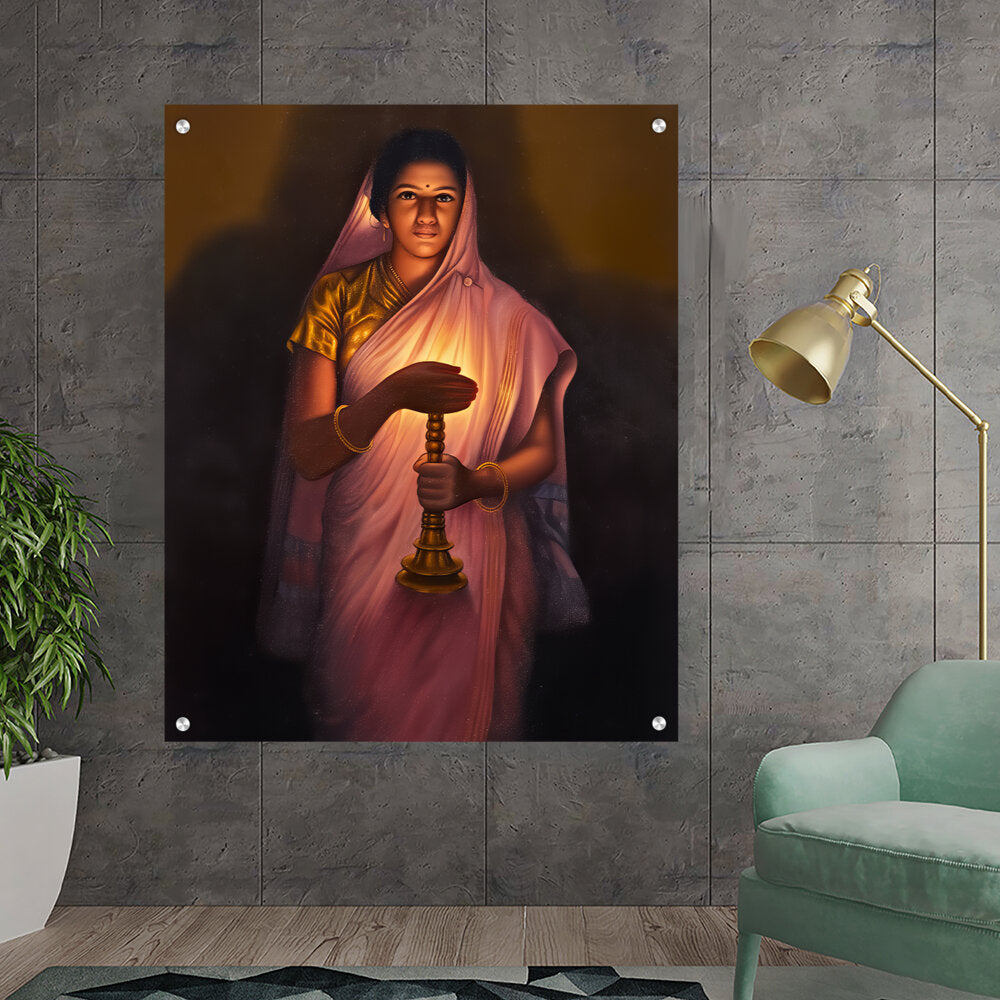 Artist10 - Art - Lady_with_The_Lamp - Acrylic Wall Photo