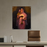 Lady_with_The_Lamp - Acrylic Wall Photo