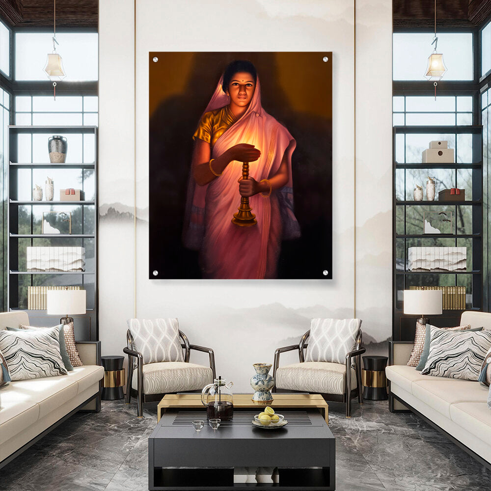 Lady_with_The_Lamp - Acrylic Wall Photo