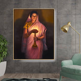 Artist10 - Art - Lady_with_The_Lamp - FLOATING FRAME