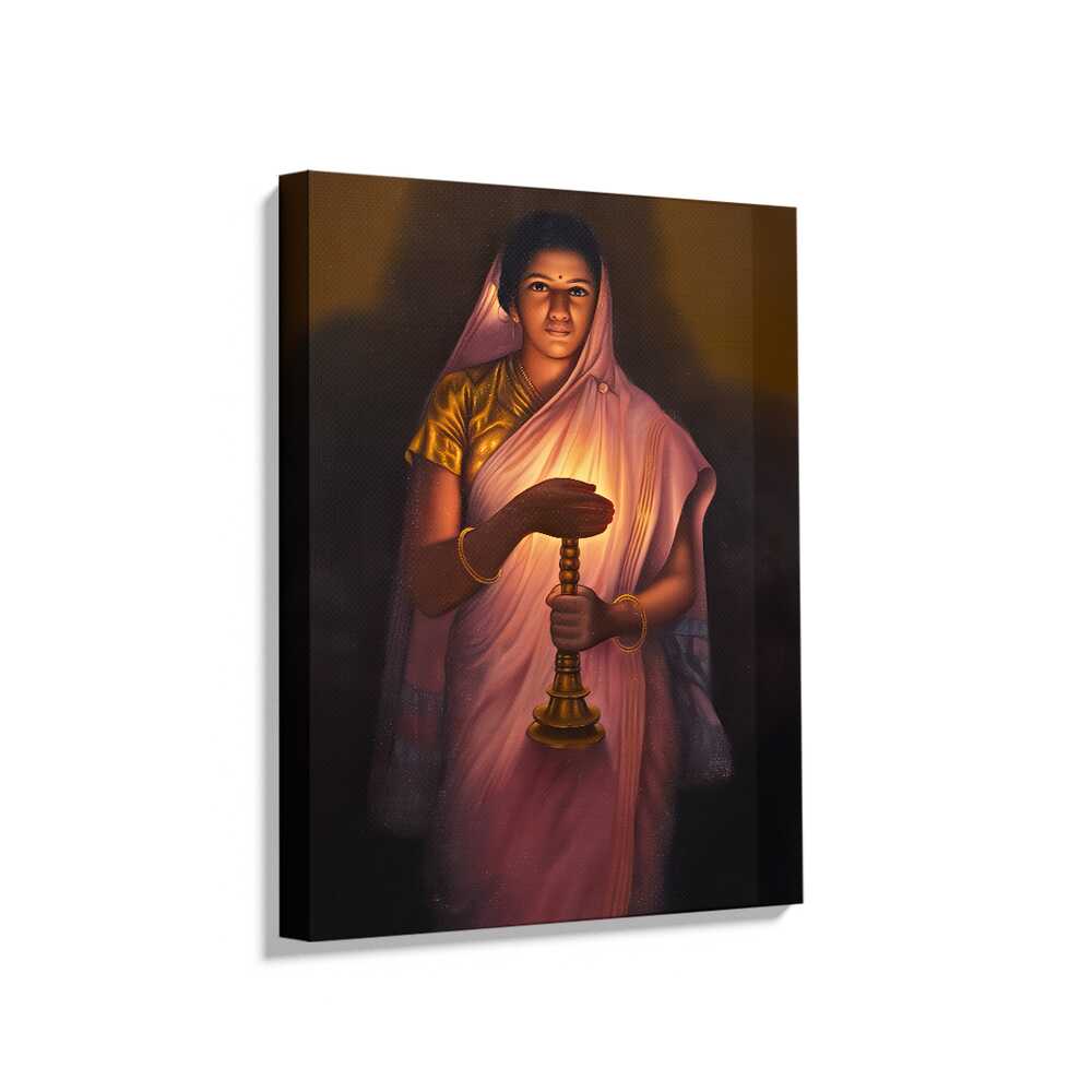 Lady_with_The_Lamp - Wall Canvas