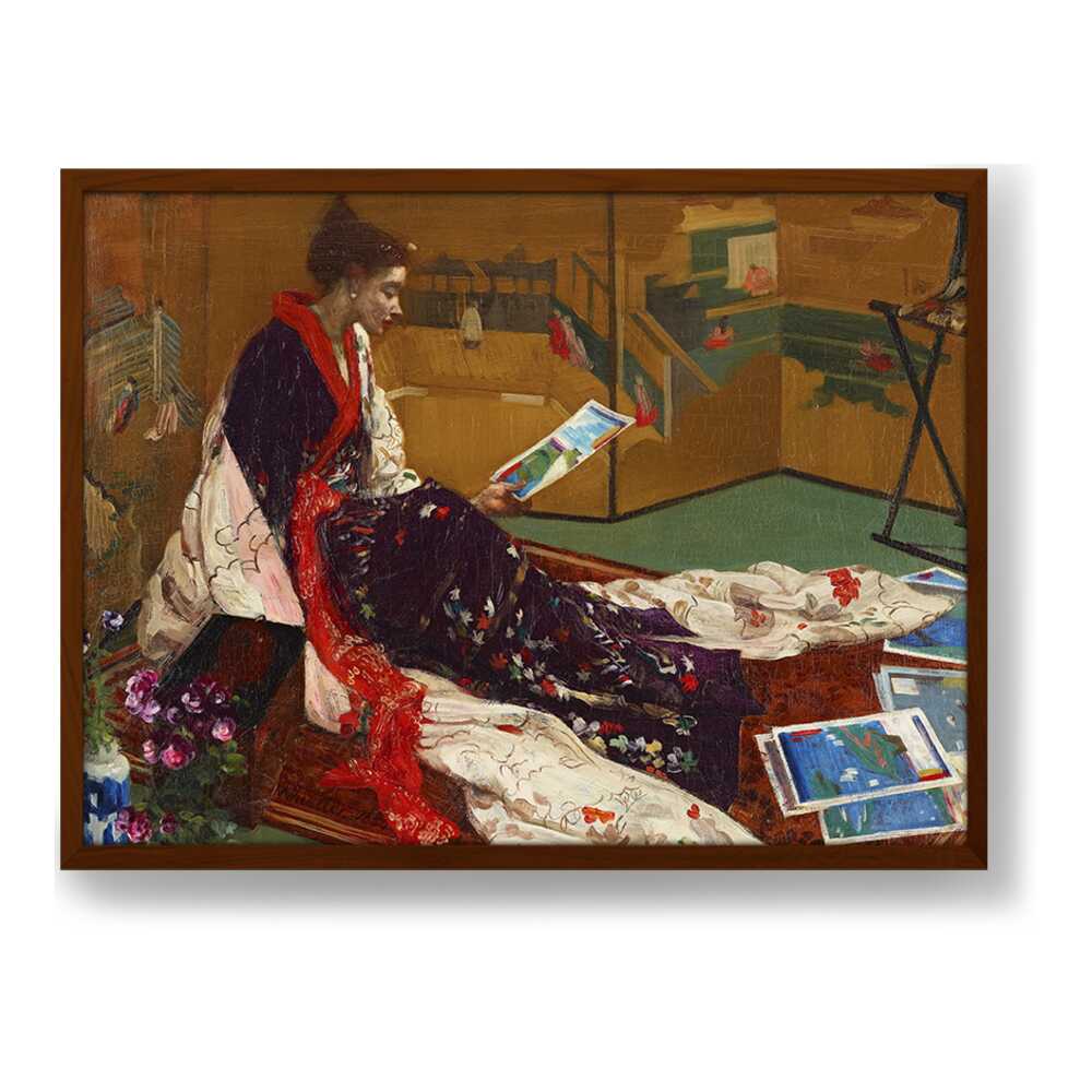 Kimono2 - Framed Canvas