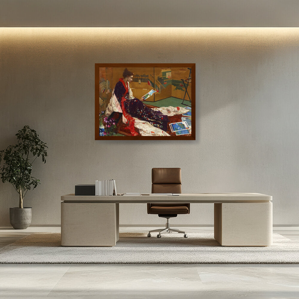 Kimono2 - Framed Canvas