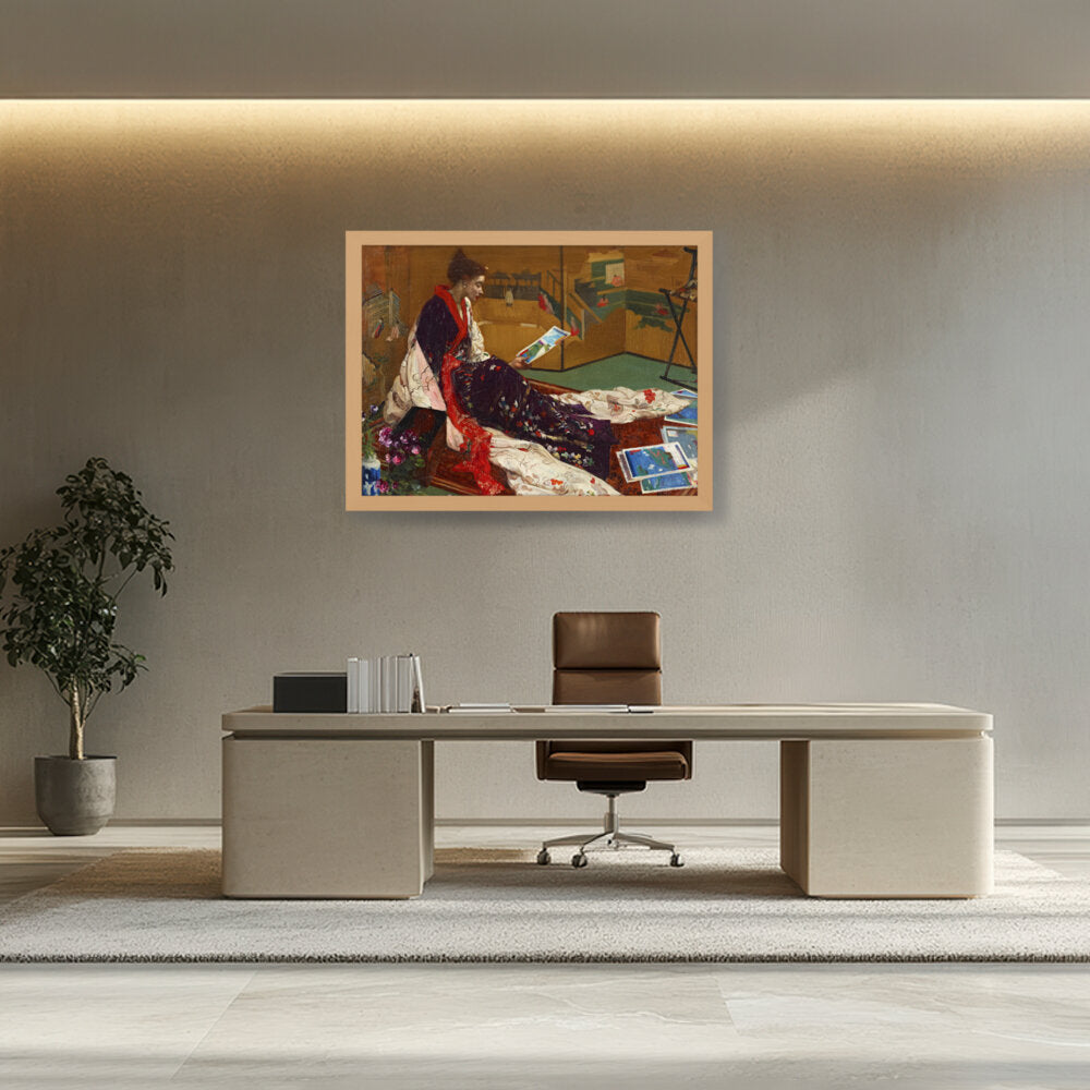 Kimono2 - Framed Canvas