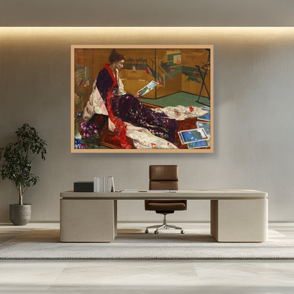 Kimono2 - Framed Canvas